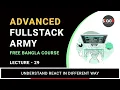 Lecture 29 Frontend Part 2 - Understand React in A Different Way Full-Stack Army