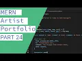 CRUD Tutorial using the MERN Stack - Portfolio Website
