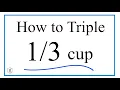 How to Triple of a Cup