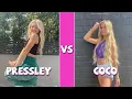Pressley Hosbach Vs Coco Quinn TikTok Dances Compilation October 2021