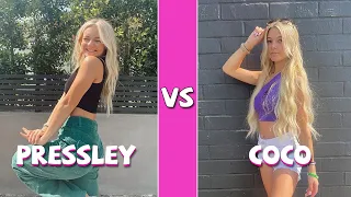 Pressley Hosbach Vs Coco Quinn TikTok Dances Compilation October 2021