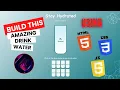 Build this Drink Water Tracker Using HTML CSS JavaScript Stay Hydrated with This Cool Web App