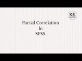 Partial Correlation in SPSS