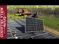 Installing Solar Panels on our Workshop Roof Snap-N-Rack Roof Mount with 7 36 Kilowatts of Solar