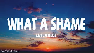 Download Leyla Blue - What A Shame (Lyrics) | What a shame baby what a shame MP3