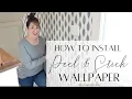 How to Hang Peel and Stick Wallpaper Simple Tips to Do It Yourself
