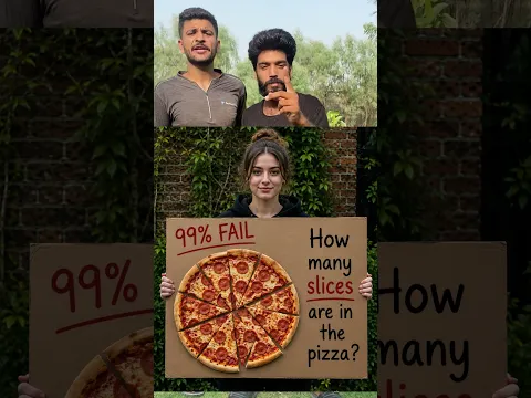 How many slices are in the pizza? 🍕 #funchallenge ￼