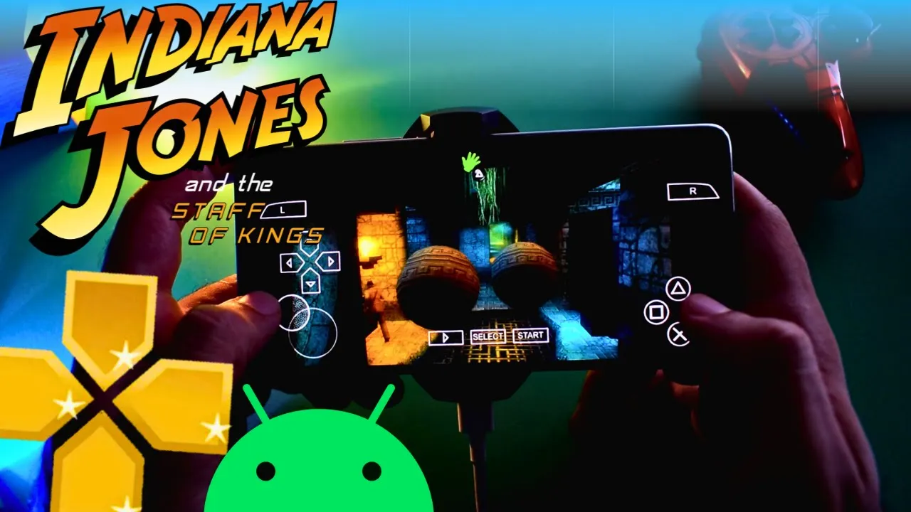 Indiana Jones and the Staff of Kings Android Gameplay | PSP Emulator Android | PPSSPP Gold