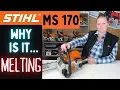 Stihl MS 170 Chainsaw - Full Service New Chain And A SURPRISE Failure