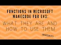 Functions Tutorial in Microsoft MakeCode for Ev3