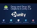 Learn how to drag and drop 3D Game Objects in Latest Unity 2018 3