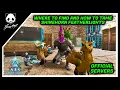 Where To Find And How To Tame Shinehorns And Featherlights In Ragnarok ARK Survival Ascended