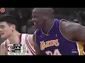Yao Ming vs Shaq NBA Playoffs WCFR 2004 4 25 Los Angeles Lakers at Houston Rockets G4 F