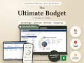 Ultimate Budget Spreadsheet Debt Payoff Tracker Savings Goals Net Worth Automated Dashboard