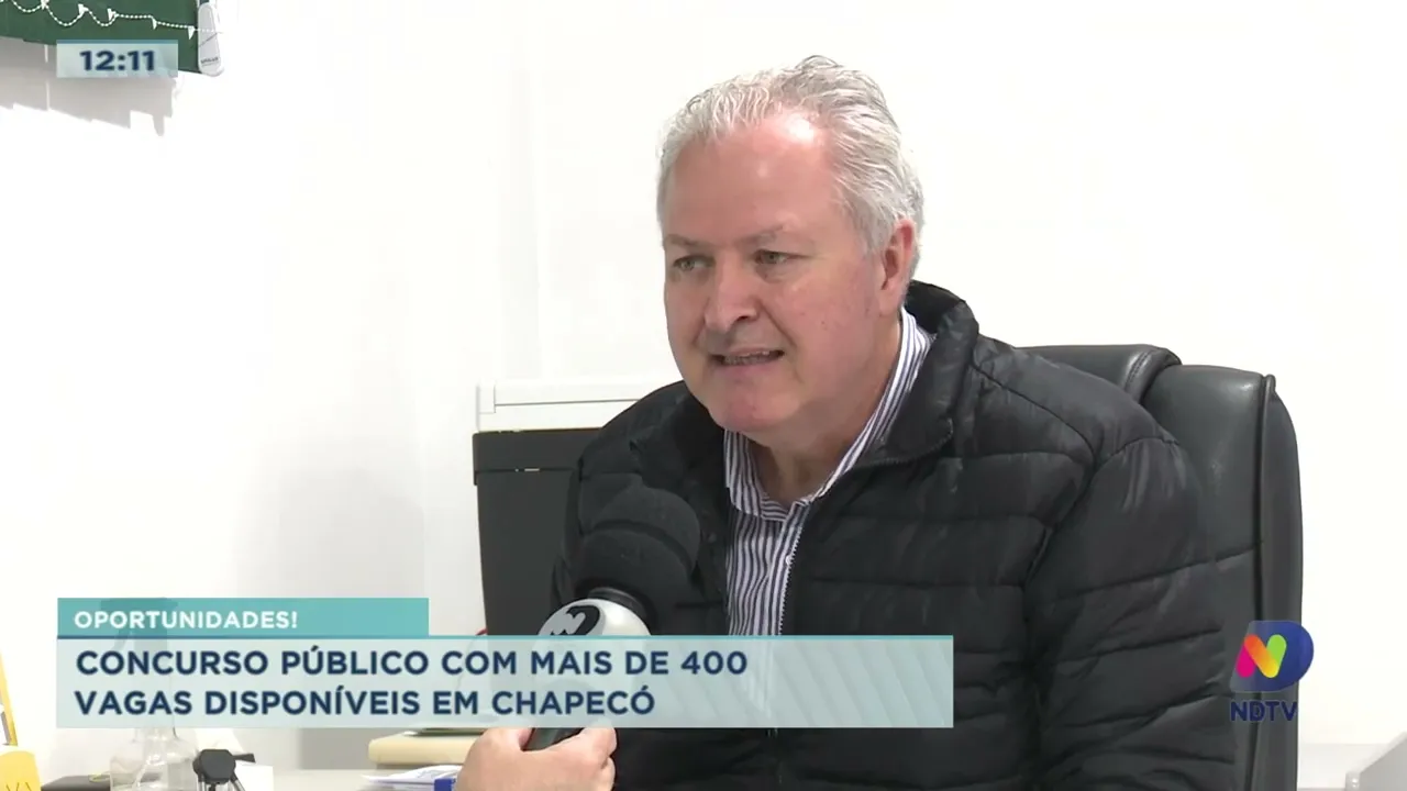 Concurso público com mais de 400 vagas disponíveis em Chapecó