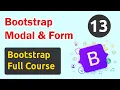 Bootstrap Modal and Form Full Bootstrap Course