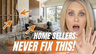 Selling a house? Don't fix this! Bad Investment!