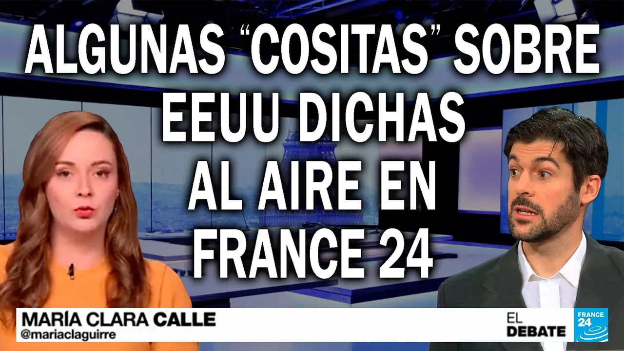 ¡INCÓMODO MOMENTO EN FRANCE 24! Nuestras críticas a EEUU generaron evidente malestar - El debate