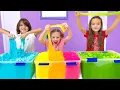 Download Lagu Nastya and her friends are playing a mysterious challenge
