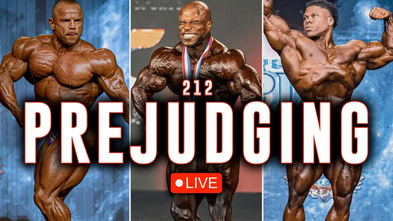 LIVE ???? Mr Olympia Prejudging 2023 | 212 Bodybuilding (Watchalong)