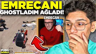 EMRECANI YAYINDA GHOSTLADIM! AĞLADI YAYINI KAPATTI - PUBG MOBİLE
