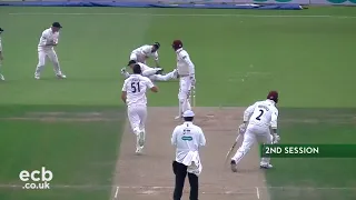 somerset suffer defeat at ageas bowl highlights