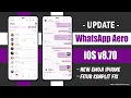 ✅WA Aero Populer 2022 || WhatsApp Aero iOS v9.40 Update Tampilan iPhone Terbaru 2022