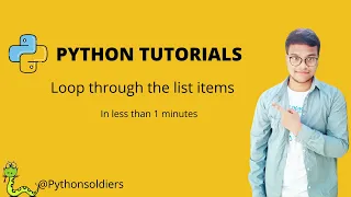 Loop through the list items
