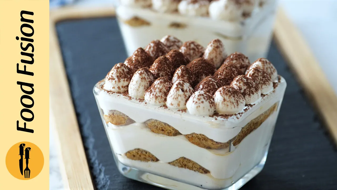 Tiramisu Cheesecake Cups Recipe By Food Fusion