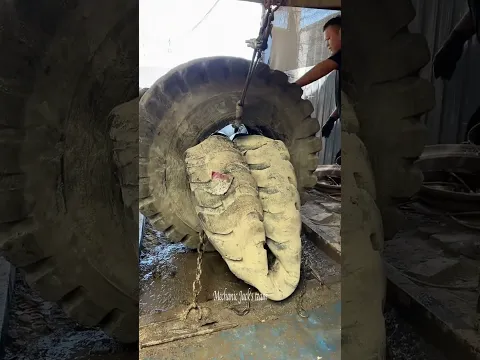 Double Tire For Site Used#mechanic #mechanicjack