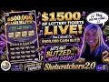 1500 OF BRAND NEW LOTTERY TICKETS LIVE FULL BOOK OF 500 000 CASH BLITZ