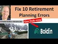 How to fix 10 common retirement planning errors Software Demo