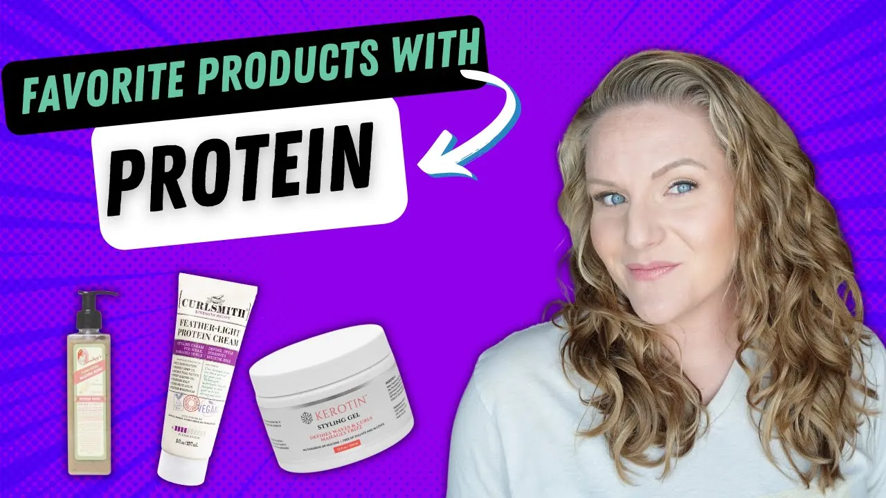FAVORITE WAVY CURLY HAIR PRODUCTS WITH PROTEIN!!!
