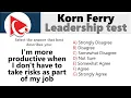 How to Pass KORN FERRY LEADERSHIP ASSESSMENT TEST - Questions and Answers with Solutions