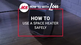 How To Use A Space Heater - Ace Hardware