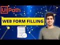 Fill data from EXCEL on WEB FORM - UiPath RPA Tutorial