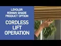 Levolor Cordless Roman Shades Demo