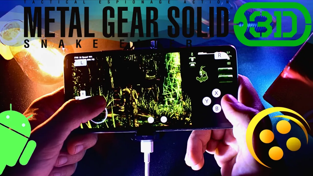 Metal Gear Solid 3D - Snake Eater | Android | Citra Enhanced