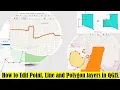 QGIS Tutorials 19 How to Edit Point Line and Polygon layers in QGIS Digitizing QGIS Beginners