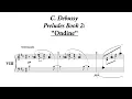 C. Debussy - Preludes Book 2 L. 123, no. 8 "Ondine"