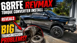 68RFE RevMax Torque Converter Install Reveals BIG Transmission Problems Ram Cummins