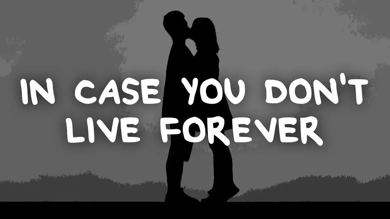 Ben Platt - In Case You Don't Live Forever (Lyrics)