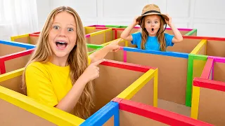 Nastya creó un campamento de actividades con amigas