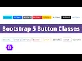 How to Create Button Classes in Bootstrap 5 HINDI URDU Bootstrap Button Classes