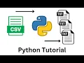 Converting CSV to Text Files with Python Step-by-Step Tutorial