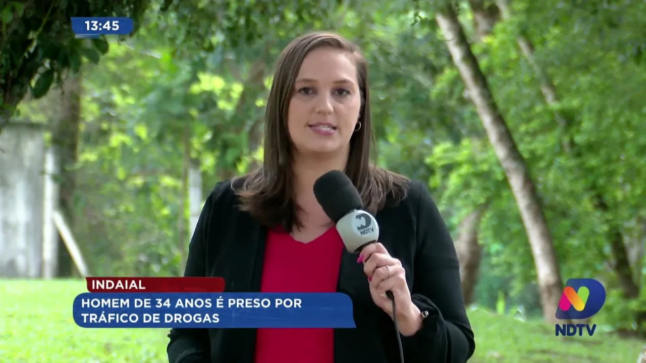 Indaial: homem de 34 anos é preso por tráfico de drogas
