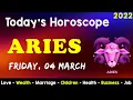 Aj Ka Din Kaisa Rahe Ga Aries Daily Horoscope Horoscope Today Aj Ka Din 04 March 2022