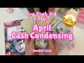 How Much Did I Save This Month April Closeout Cash Envelope Condensing