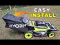 How to Install the Bag on a Ryobi 40V Lawn Mower