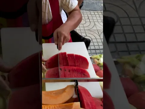 Wait for the End: The Most Satisfying Fruit Cut Ever?